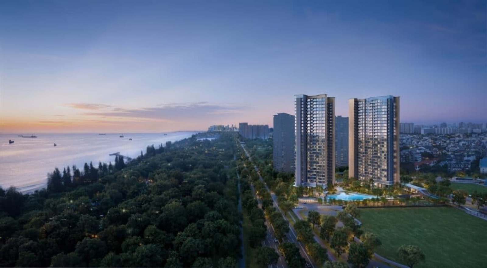 Bayshore Road Residences exterior rendering