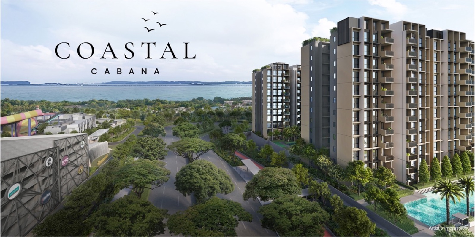 Coastal Cabana exterior rendering