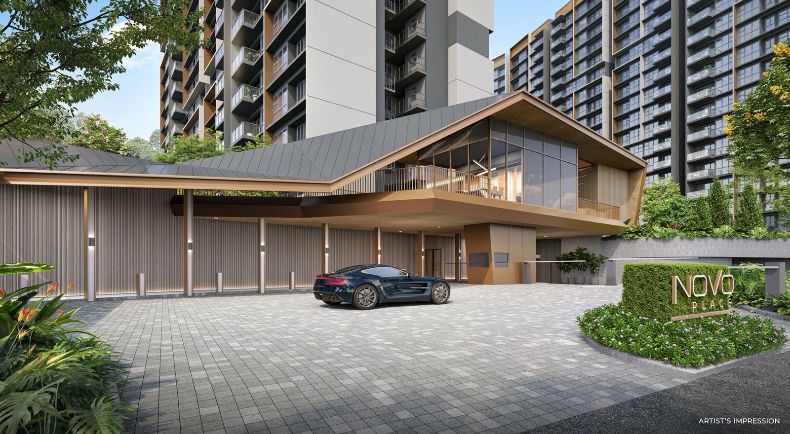 Novo Place exterior rendering