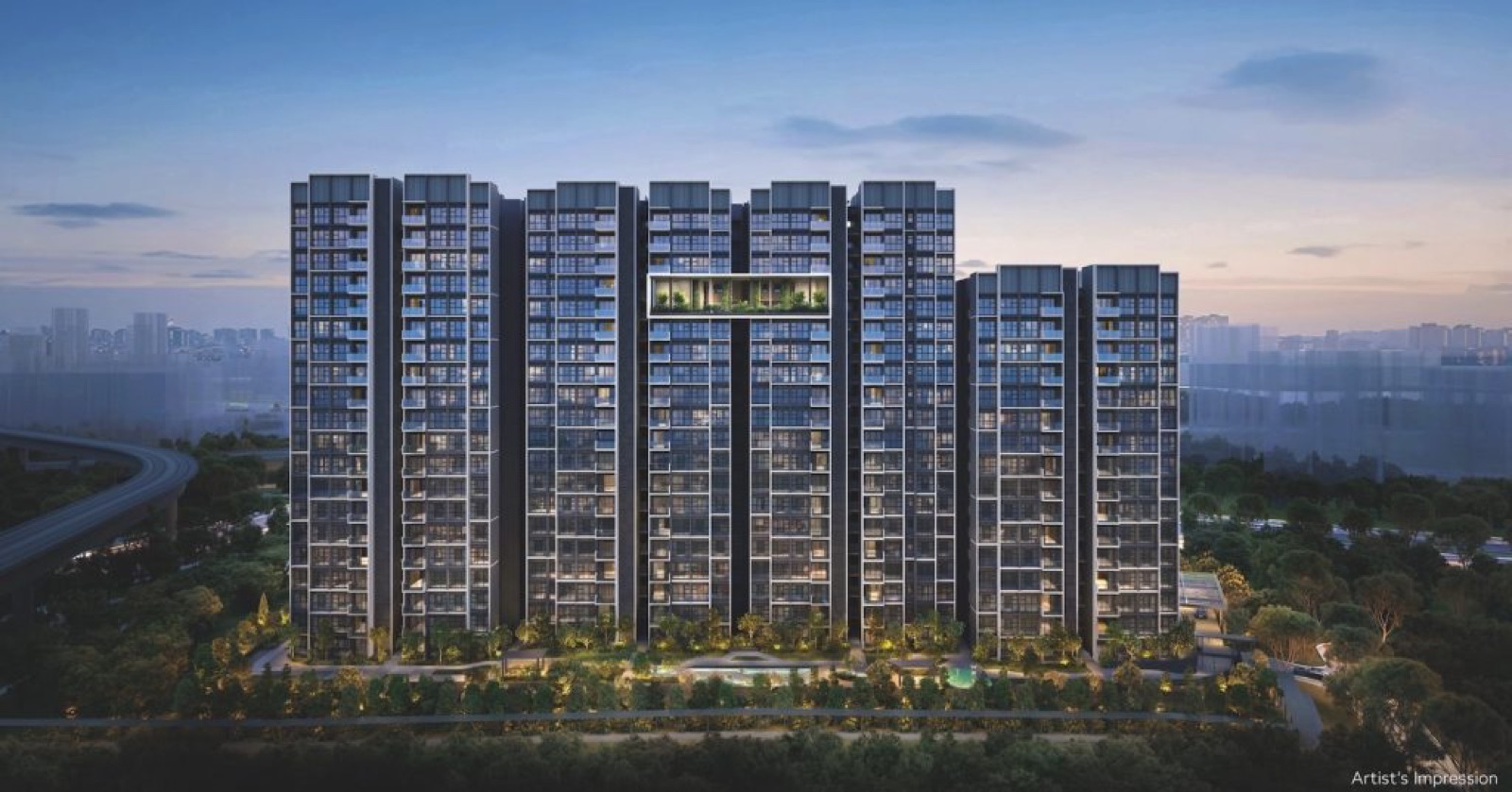 Otto Place exterior rendering