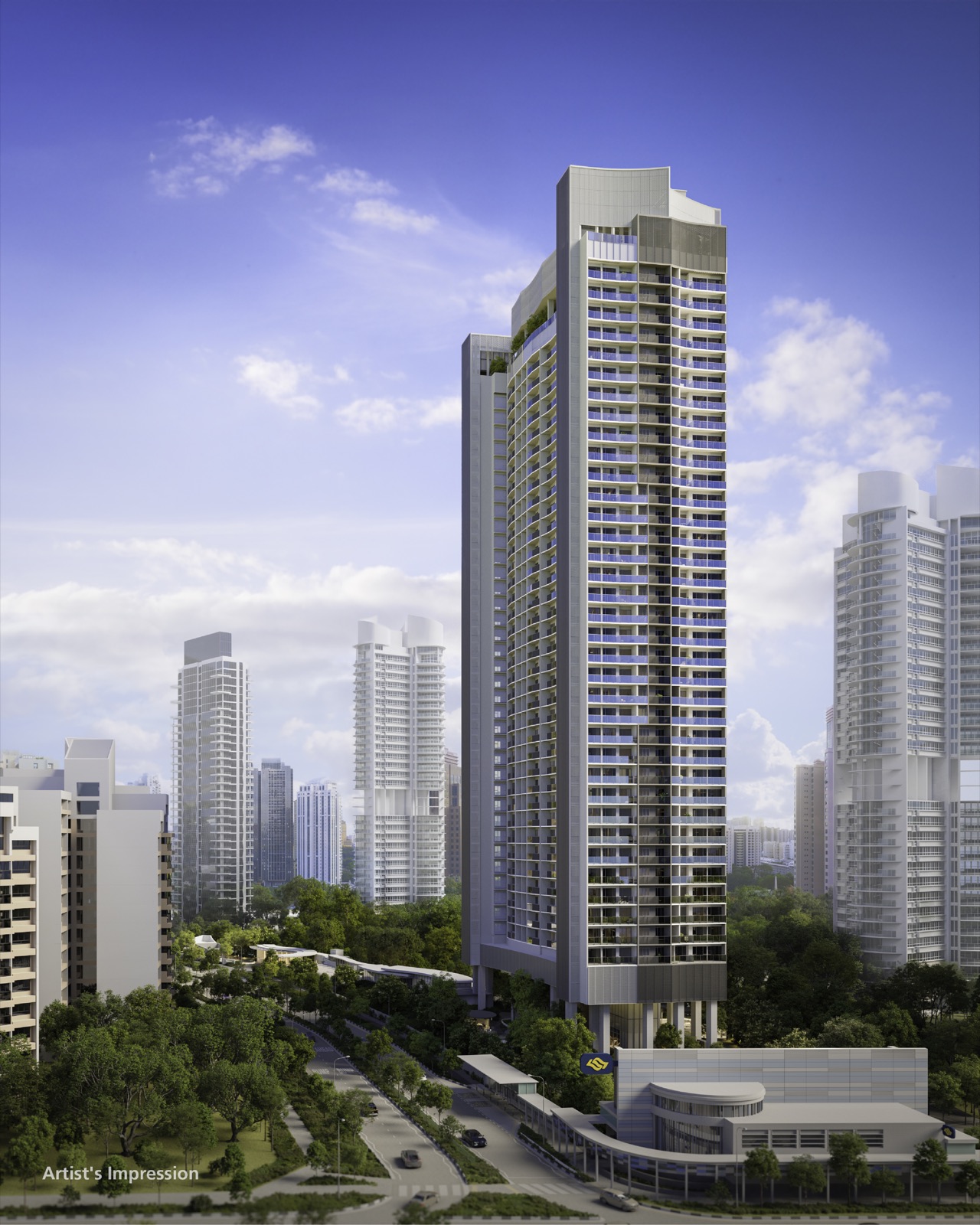 River Green exterior rendering
