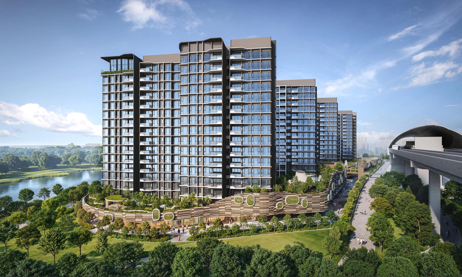Tengah Garden Avenue exterior rendering