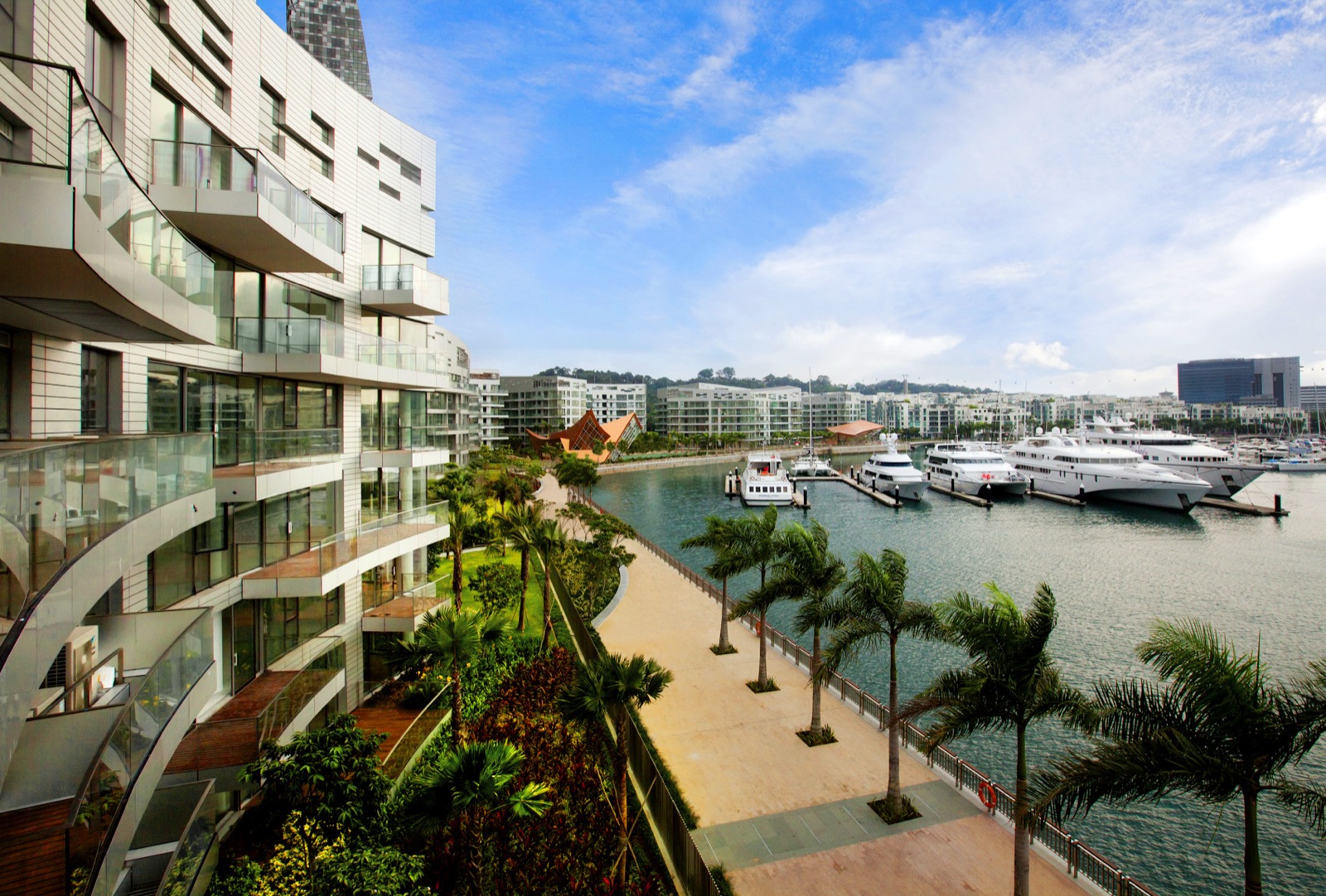 The Residences at W Singapore Sentosa Cove exterior rendering